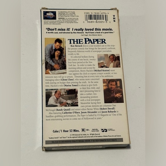 VHS Movie The Paper - Picture 3 of 3